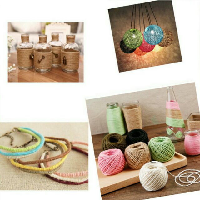 Cuộn dây thừng, sợi đay 30m, dây treo ảnh