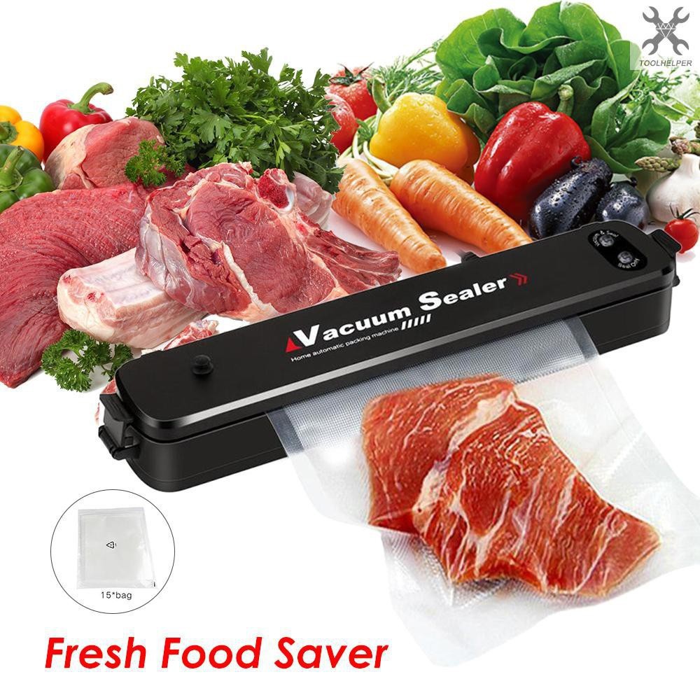 Máy Hút Chân Không Thực Phẩm Kèm Hàn Miệng Túi Vacuum Sealer ( tặng 10 túi hút )