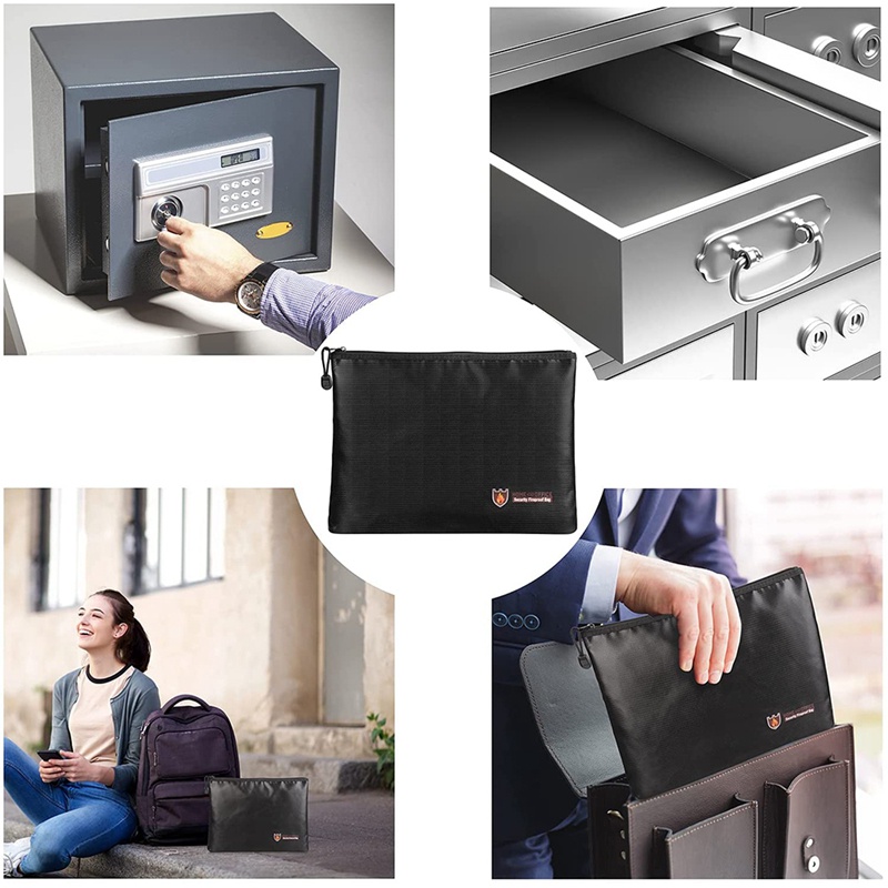 Túi Đựng Tài Liệu Khổ A4 Chống Thấm Nước Chống Cháy Tiện Dụng Giá Đỡ