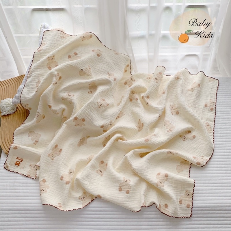 CHĂN XÔ MUSLIN CAO CẤP CHO BÉ