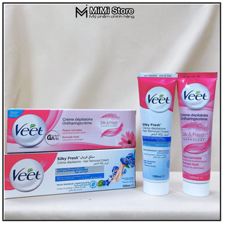 Kem tẩy lông triệt lông Veet Pháp 100ml tẩy lông nách, tay, chân hiệu quả bản mới