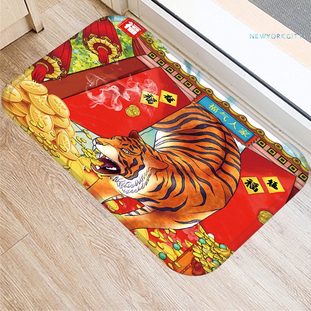 Thảm lót sàn Chống Ẩm Không Phai Họa Tiết Vi Khuẩn Có Thể Giặt Được Dùng Trong Nhà