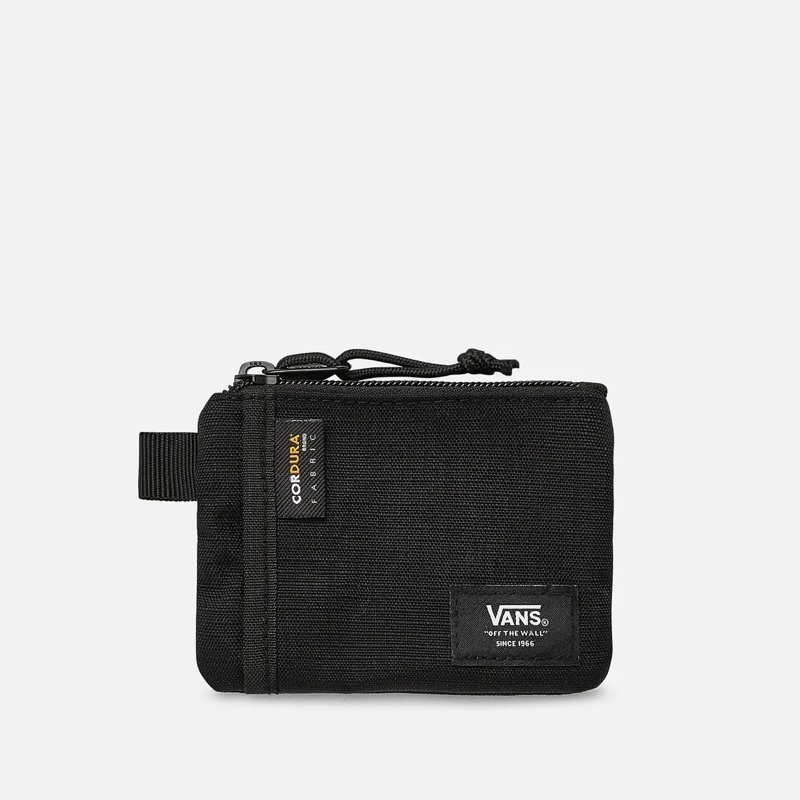 Vans Pouch Wallet Cordura Zip In Black | Ví Vans Đen Chống Nước Nhẹ