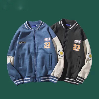Áo khoác nữ nam bomber unisex dáng bomber nhung tăm 33 Mophus MB004