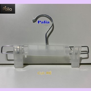 Móc kẹp quần áo của trẻ em bằng nhựa màu trắng, dùng cho các shop quần áo trẻ em, móc thông minh