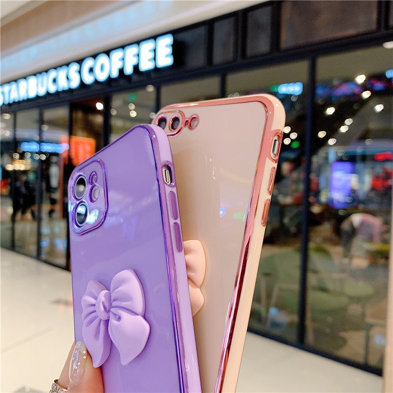 Ốp Lưng Tpu Mềm Phối Nơ Dễ Thương Cho Redmi 7a 8a Note 7 6 5 3 Pro Xiaomi Mi 9 8 Se A1 A2 A3 Lite Cc9E Note 10 8 Pro