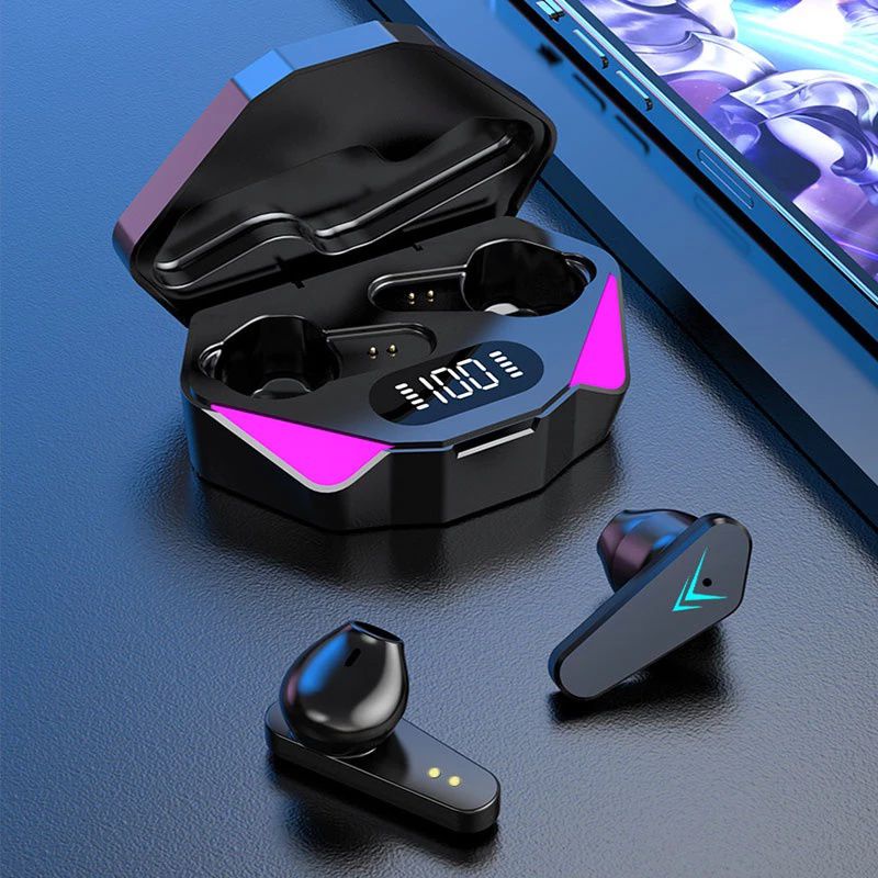 Tai Nghe Bluetooth Beetech X15 , Tai Phone Không Dây Kiểu Dáng Gaming Chất Âm Hay, Hiển Thị Thời Lượng Pin