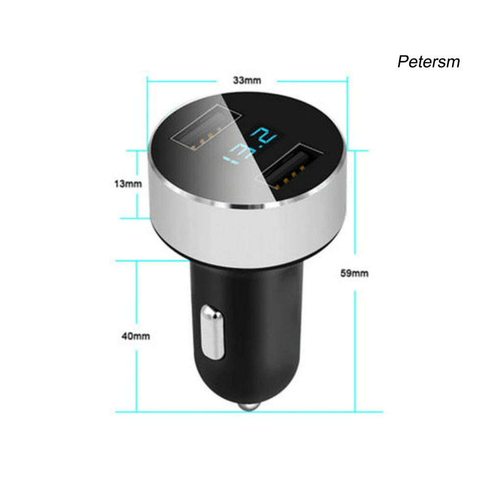 Cốc sạc tích hợp bật lửa RXX 5V /3.1A cho iPhone Samsung