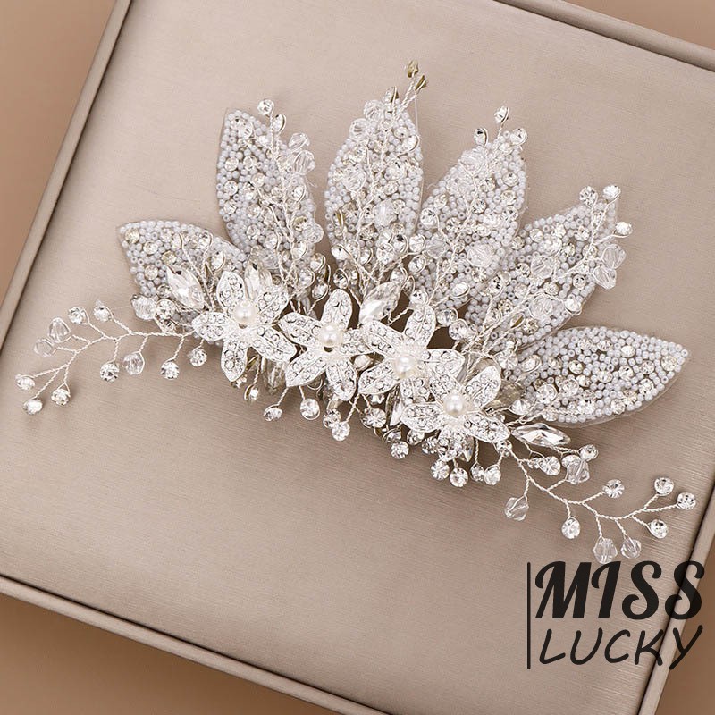 Lược cài tóc kiểu dáng thời trang thanh tú cho cô dâu