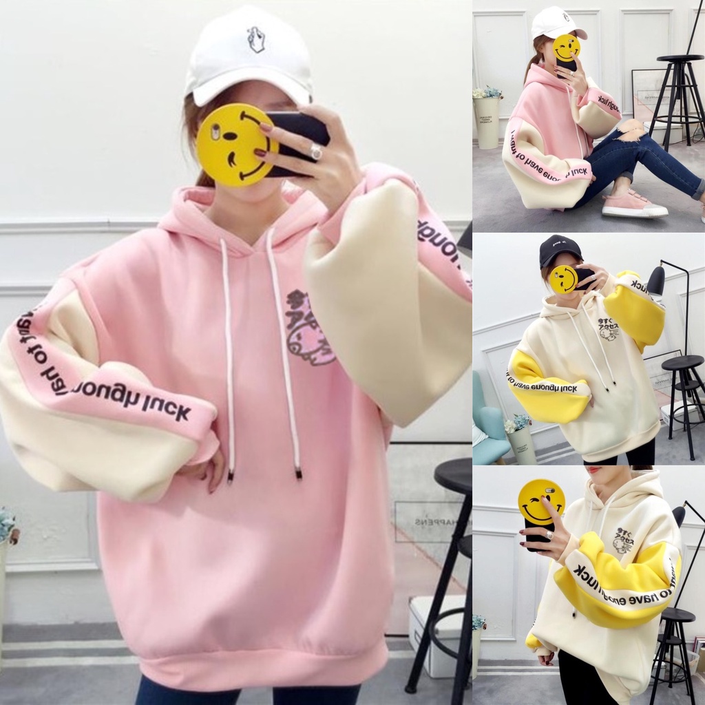 Áo Hoodie Nón Chui Trùm Đầu Nữ Nam Unisex Chất Vải Nỉ Poly Khủng Long WAH031NO