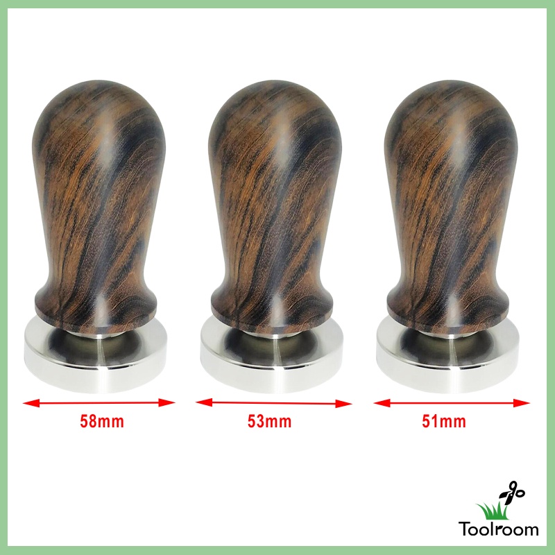 Toolroom Stainless Steel Coffee Tamper Cafe Home Coffee Bean Press Tool Espresso