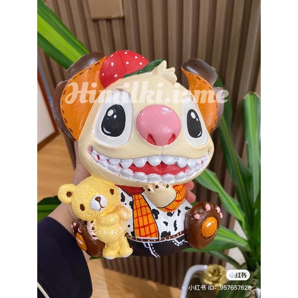 Ống heo Stitch tô tượng Stitch