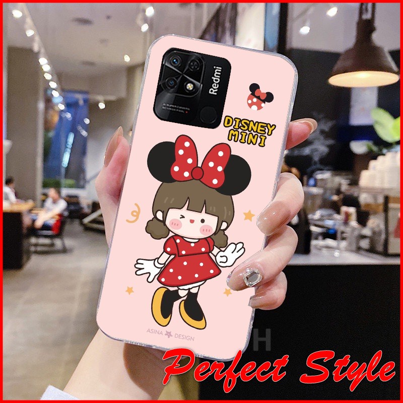 Ốp lưng Silicon disley Xiaomi Redmi 10C Redmi 10A Poco C40