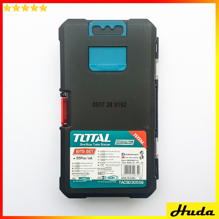 Bộ tua vít đa năng Total Ingco Bộ tuốc nơ vít 2 chiều thép hợp kim chắc chắn bển bỉ