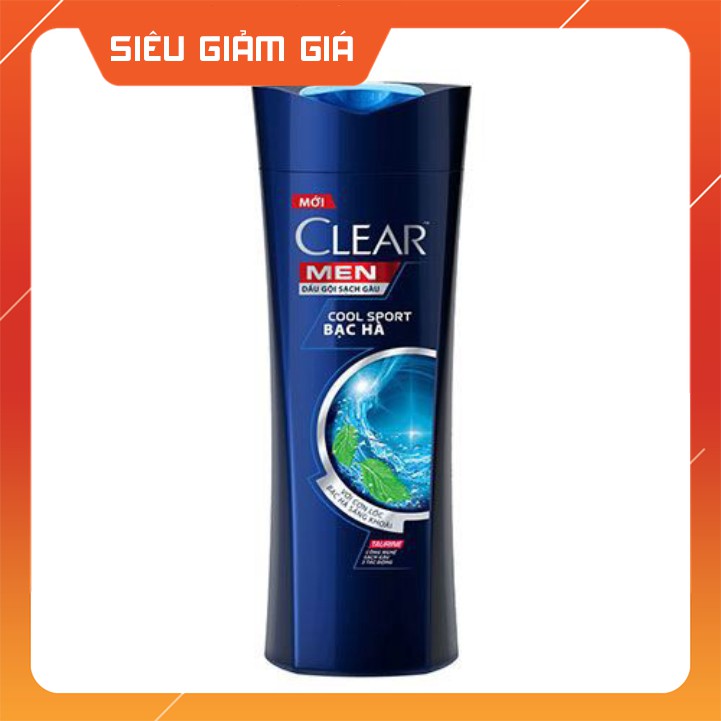 * CLEAR Dầu Gội Nam Mát Lạnh Bạc Hà 180G/36 Chai * - dinhboms_2985