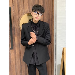 blazer đen