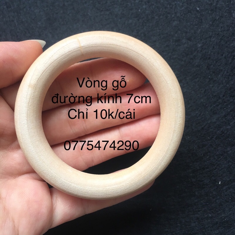 vòng cầu vòng-Vòng gỗ tập cầm nắm đồ chơi bổ ích cho bé