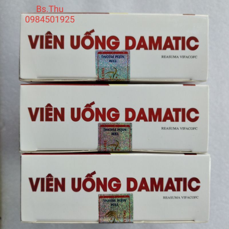 Viên Uống DAMATIC Giúp phục hồi sức khỏe và sắc đẹp cho phụ nữ sau sinh, làm đẹp da