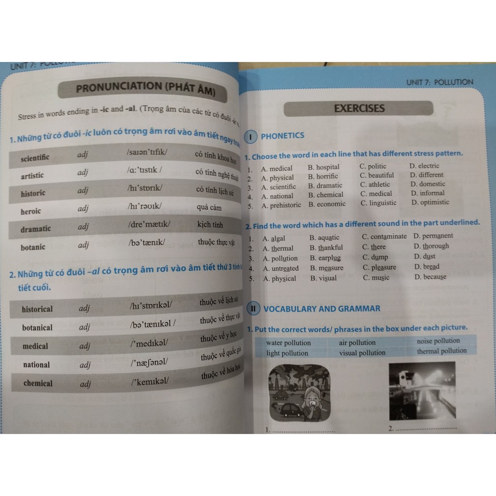 Sách - Chinh phục ngữ pháp và bài tập tiếng anh lớp 8 tập 1,2