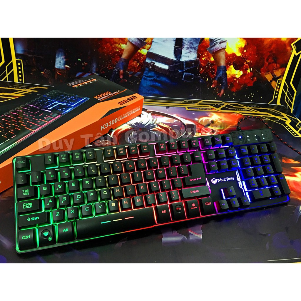 [Hàng Chính Hãng] Bàn phím Gaming Meetion K9300, Bàn phím chơi Game Meetion K9300 - Bảo hành 24 tháng