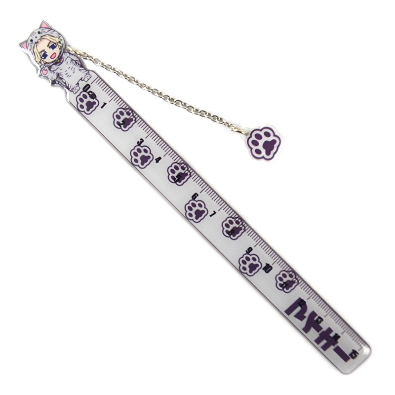 Thước đo thẳng họa tiết anime Tokyo cho học sinh