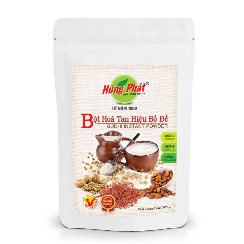Bột Hòa Tan Hiệu Bồ Đề [Không đường] (500g) - 129.000đ
