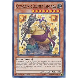 Thẻ bài Yugioh - TCG - Cataclysmic Crusted Calcifida / IGAS-EN025'