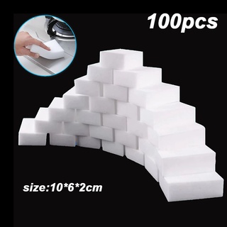 20/50/100pcs Magic Sponge Eraser Kitchen Bathroom Cleaning Eraser Cleanser Sponge