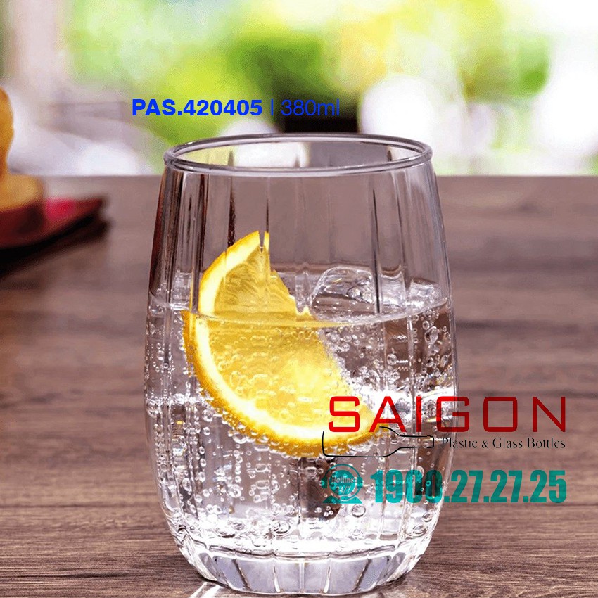 Ly Thủy Tinh Pasabahce Linka Glass 380ml Nhiều màu Sắc, Nhập Khẩu Thổ Nhĩ Kỳ