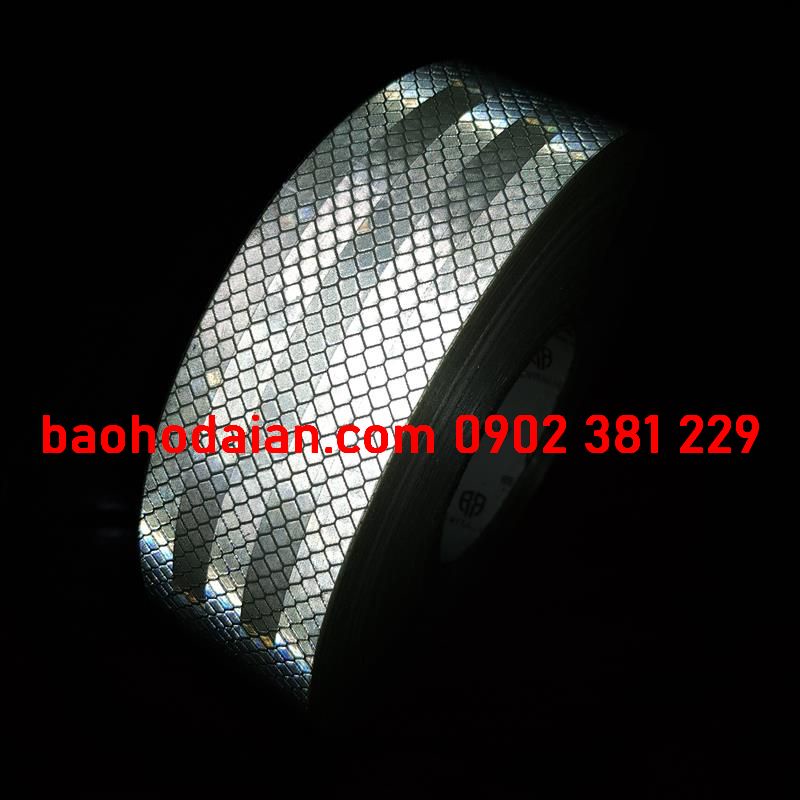 Băng keo phản quang tổ ong kim cương 3900 khổ 5cm x 45m (loại tốt)