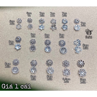 Chụp hạt bạc 925