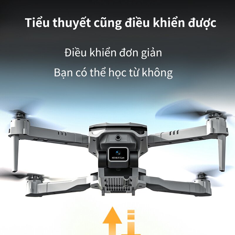 ⚡Flycam XT1 4k DRONE  Máy ảnh kép 4K áy bay không người lái chụp ảnh trên không có thể gập lại tiêu điểm tự động🔥