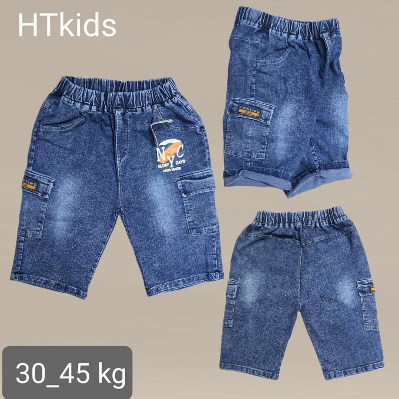 Quần Bò Bé Trai Size Đại 40-50kg Vải Co Giãn ơn