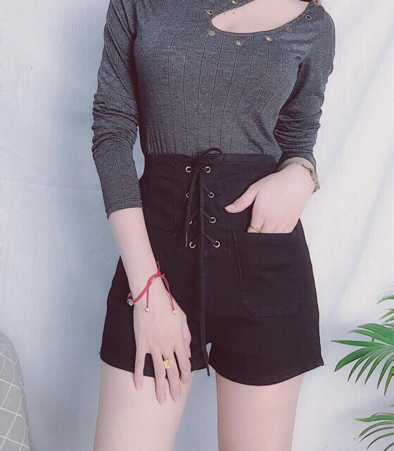 Quần Sooc kaki nữ co giãn tốt nhiều mẫu
