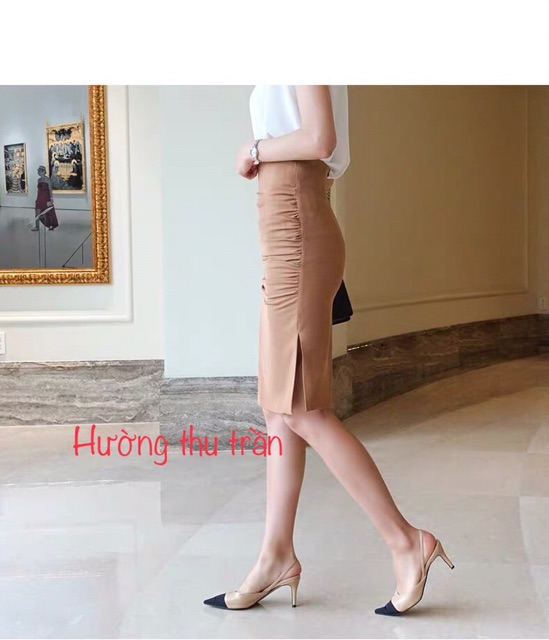 Chân váy suông xẻ 2 bên trẻ trung | BigBuy360 - bigbuy360.vn