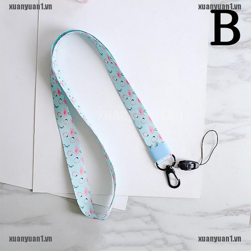 [XUANYUAN1] Dây Đeo Cổ Treo Điện Thoại Hình Xương Rồng Chim Hồng Hạc Dài Tháo Rời