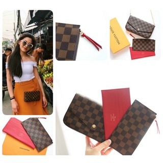 Set L.V felicie pochete fullbox da thật