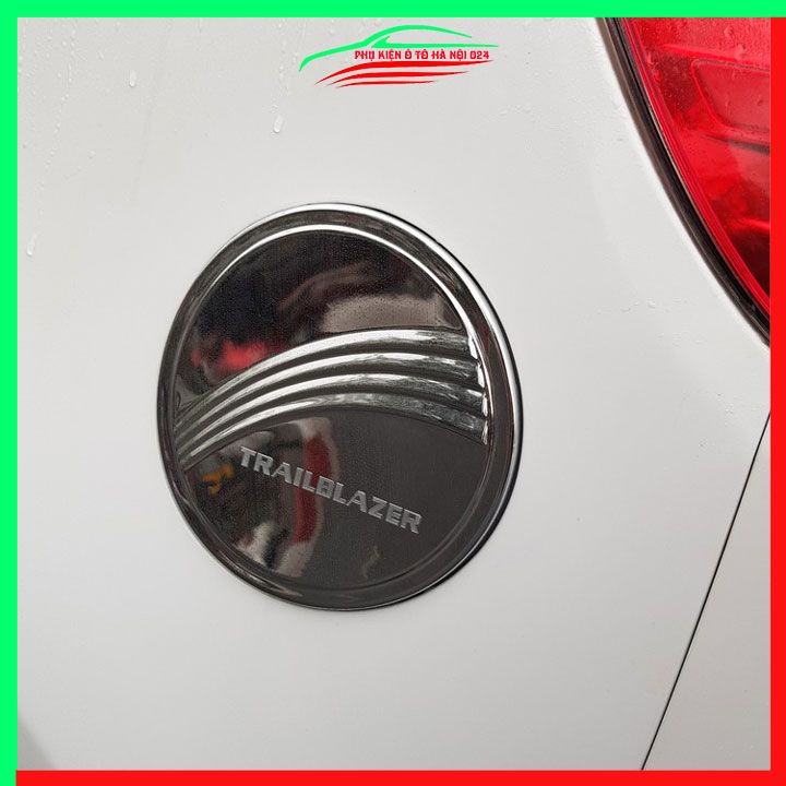 Ốp nắp xăng Trailblazer 2019-2023 mạ crom bảo vệ chống trầy trang trí ô tô