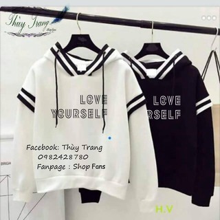 Áo hoodie viền mũ BTS in MV idol album Love Yourself