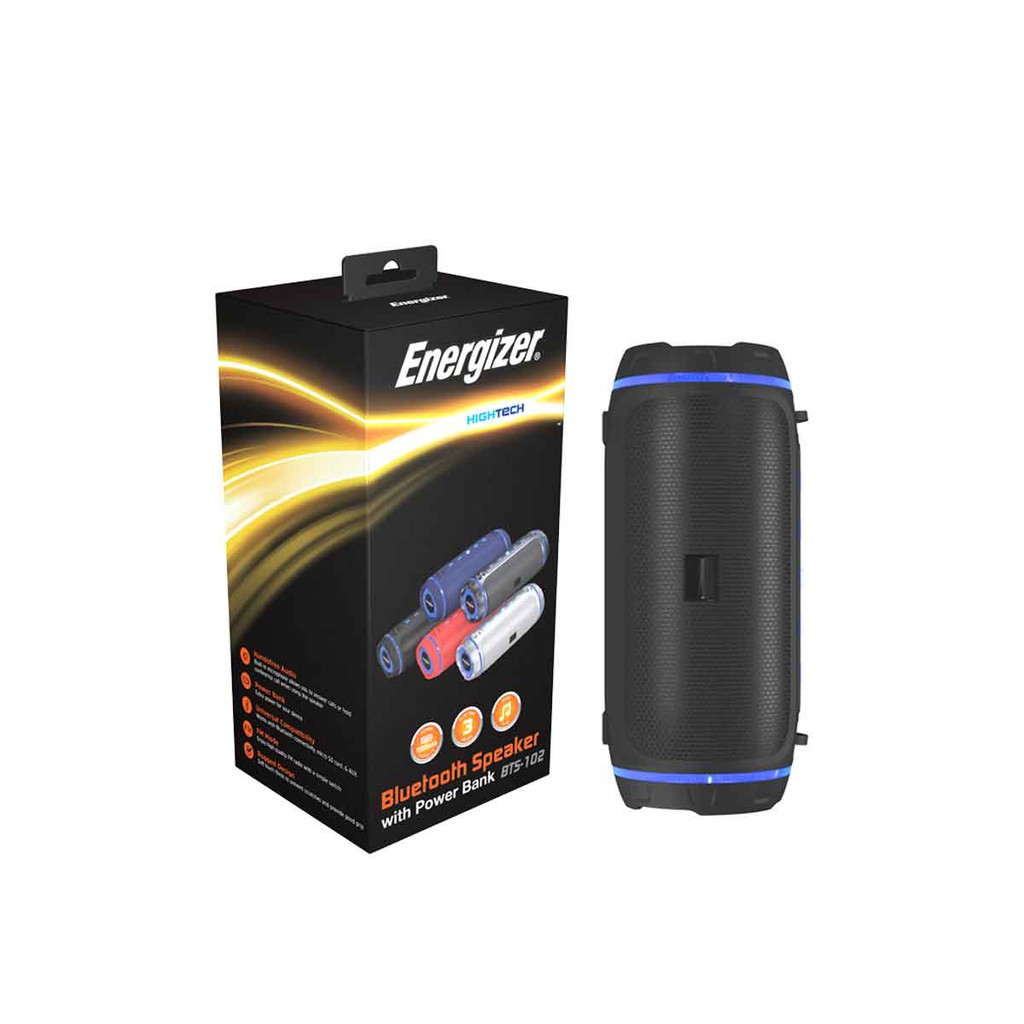 Loa Bluetooth kèm pin sạc dự phòng Energizer BTS-102 - 10W