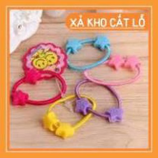 [FreeShip_Xả Kho 1 Ngày] Gói 50 Chun Buộc Tóc Cho Bé