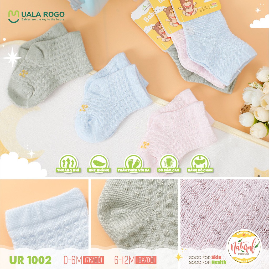 TẤT LƯỚI NATURE size 0-12m UALAROGO