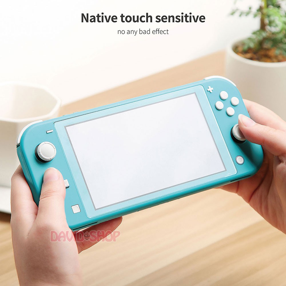 Bộ 2 cường lực cao cấp + khung trợ dán hãng Gulikit cho Nintendo Switch Lite