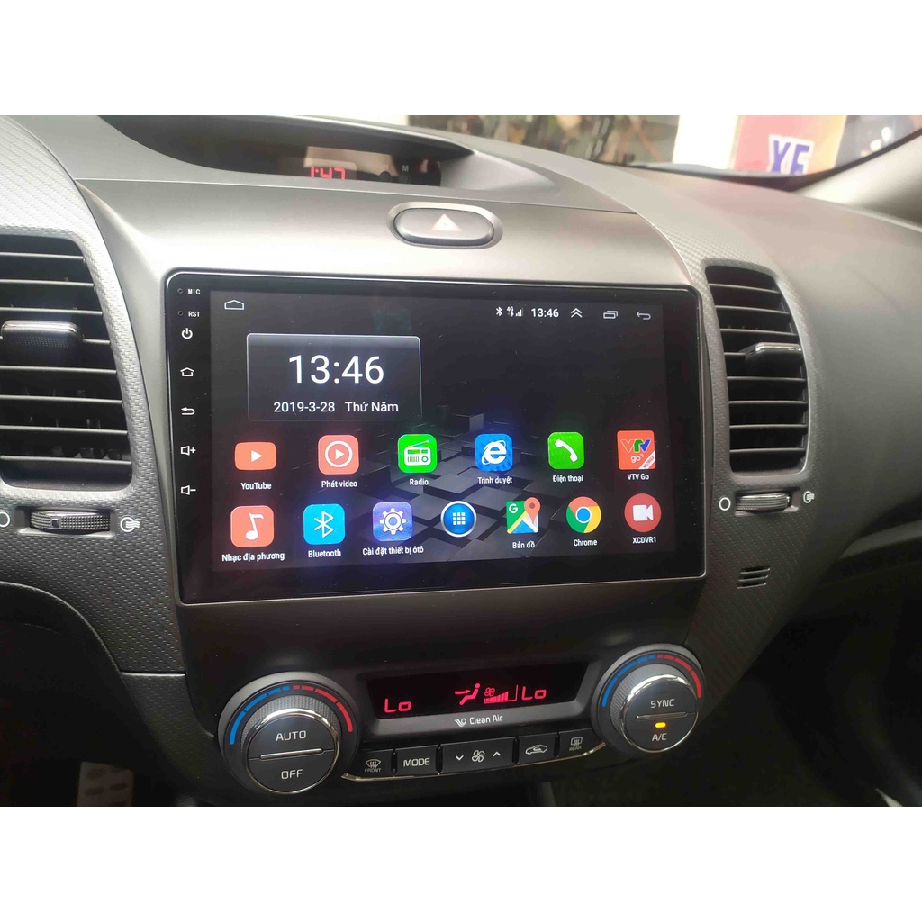 Màn hình android 9 inch kia cerato, kia k3