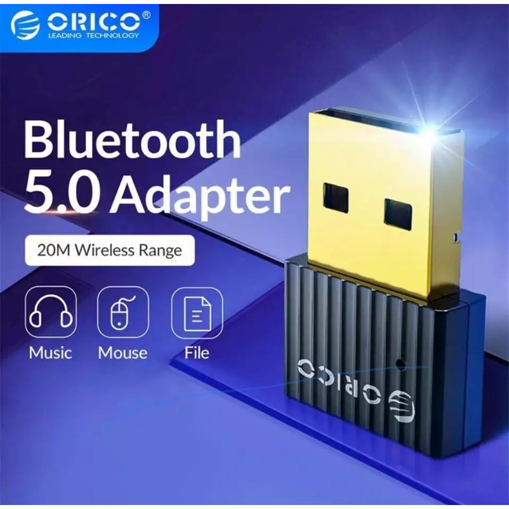 USB Bluetooth 5.0 tốc độ 5Mbps Orico BTA-508 Hỗ trợ máy tính kết nối Bluetooth với Thiết bị khác