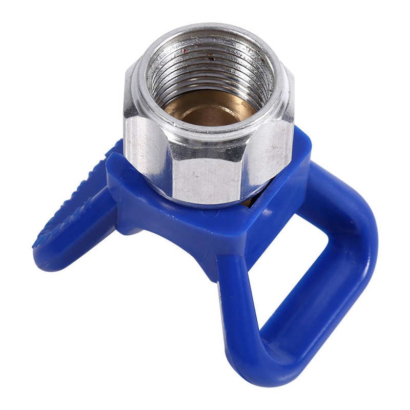 【Shop Recommendation】Airless Paint Spray Sprayer Gun Tip Guard Nozzle Seat Replacement Universal Tool Blue New