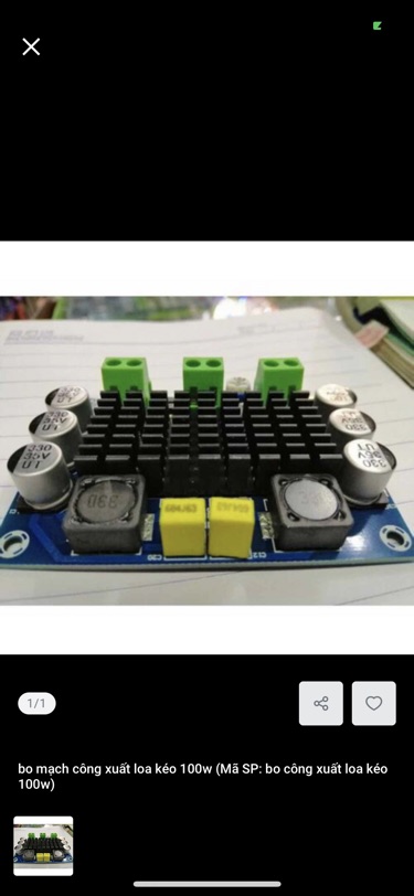 Mạch loa kéo công xuất 120W