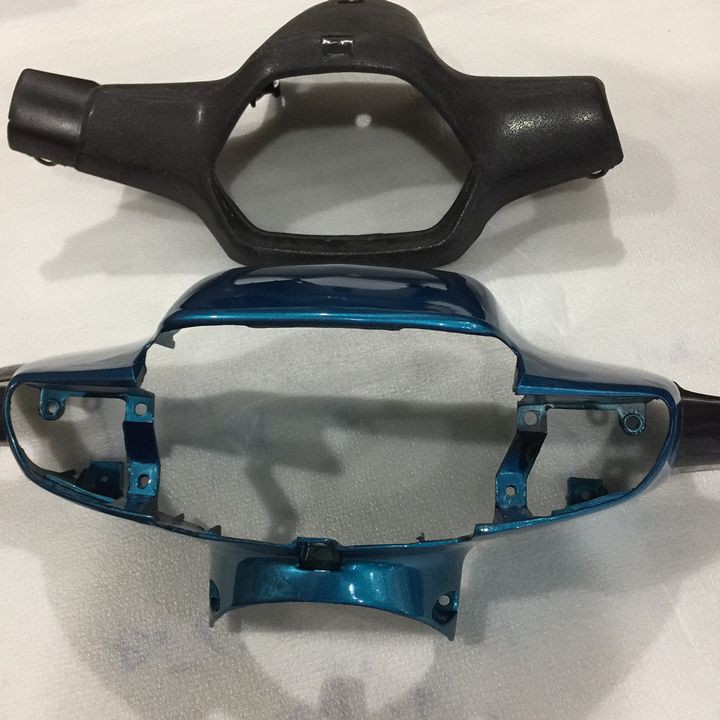 Bộ ốp đầu nhựa Màu Xanh Da  Kèm Gáy đen   cho xe Wave Thái, Wave 110 đời 1997 đến 2006