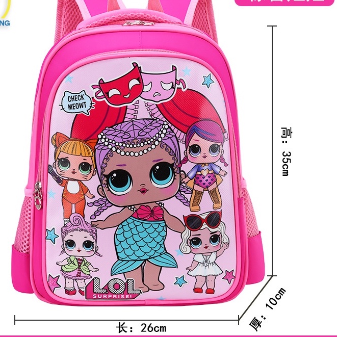 &lt;39 Mẫu&gt;Balo Cho Bé Trai Và Gái Tiểu Học Nhiều Mẫu Hoạt Hình 3D Siêu Nhẹ