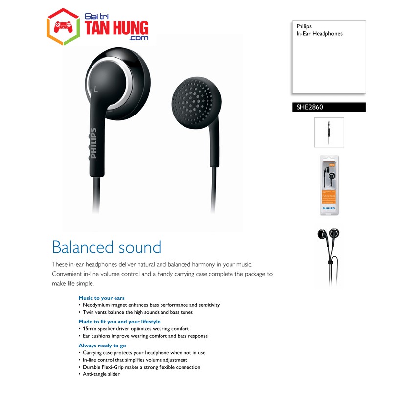 Tai Nghe Philips SHE2860